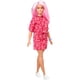 thumbnail image 1 of Muñeca Barbie Fashionistas #151 pelo largo rosa top y falda pañuelo rojo, 1 of 6