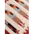 thumbnail image 3 of Pasargad Home Sari Silk 92" x 121" Sari Silk Fabric Area Rug in Multi-Color, 3 of 4