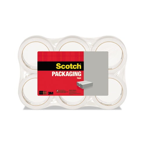 3350 General Purpose Packaging Tape 3" Core, 1.88" x 54.6 yds, Clear, 6/Pack