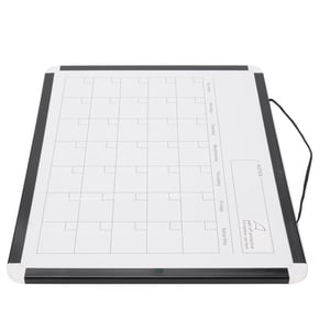 Monthly Calendar Dry Erase Whiteboard, Solid Easy To Erase Replacement Magnetic Calendar White Board  for School