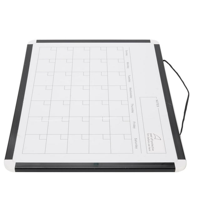 Calendrier Magnétique Tableau Blanc, Calendrier Mensuel Effaçable à Sec Tableau Blanc de Remplacement Pratique pour l'École