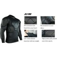 thumbnail image 2 of Men's Padded Football Protective Gear Set Training Suit for Soccer Basketball Paintball Rib Protector, 2 of 4