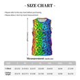 thumbnail image 4 of Rocae Multicolored Butterflies for Men's Basketball Jersey Lightweight and Breathable Athletic Tank Top,Quick-Drying Sports Jersey 4X-Large, 4 of 9