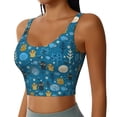 thumbnail image 2 of Pofeuu Owls And Trees Print Sports Bra for Women Sexy Vest Yoga Running Gym Fitness Crop Bras Tops-X-Large, 2 of 8