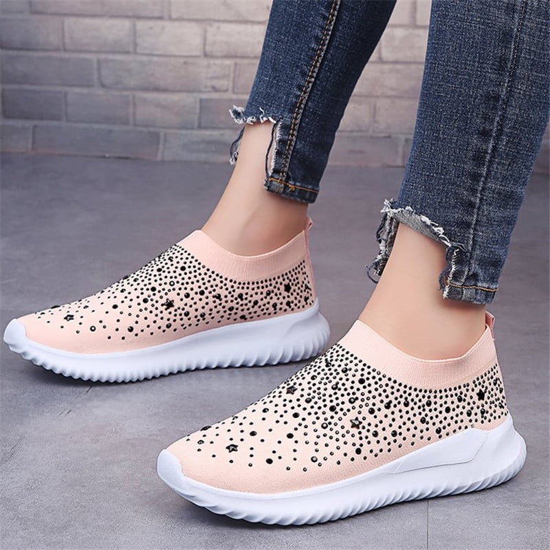 glitter casual shoes
