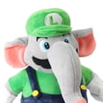 thumbnail image 4 of uiuoutoy Elephant Luigi  Plush Toy Stuffed Animal Doll 11" High Quality ONE, 4 of 7