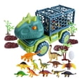 thumbnail image 3 of Camiones de dinosaurios CUTICAT Dinosaur Truck Toys and Cage con figuras de dinosaurios juguete de simulación Pull Back Dino Car para pequeños Niñas Regalo de cump Estilo C, 3 of 8