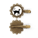 thumbnail image 1 of Tocado de pieza de pelo Unbranded Gato negro Metal, 1 of 3