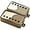Gold, variant on EMG Metal Works JH James Hetfield Humbucker Signature Set Brushed Chrome
