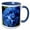 Blue/White, variant on 3drose, Massachusetts, Blue Mophead Hydrangea Flower - Us22 Jen0065 - Jim Engelbrecht, 11oz Magic Transforming Mug