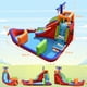 thumbnail image 3 of Tobogán Acuático Inflable Costway para Niños Casa Inflable 6 en 1 Forma de Barco de Piratas con Tobogán Pared para Escalar Piscina 460 x 310 x 290 cm, 3 of 9