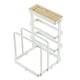 thumbnail image 3 of Soporte Para Tablas De Cortar Organizador De Tablas De Cortar De Madera Y Hierro Con Estructura De Ventilación Material De Grado Alimenticio Para Tienda De Cocina Tapa De Cuchillos Yuarrent HA027810-00, 3 of 7