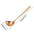thumbnail image 2 of 7.8" Stainless Steel Cooking Supplies Copper Tone Soup Ladle Spoon, 2 of 7