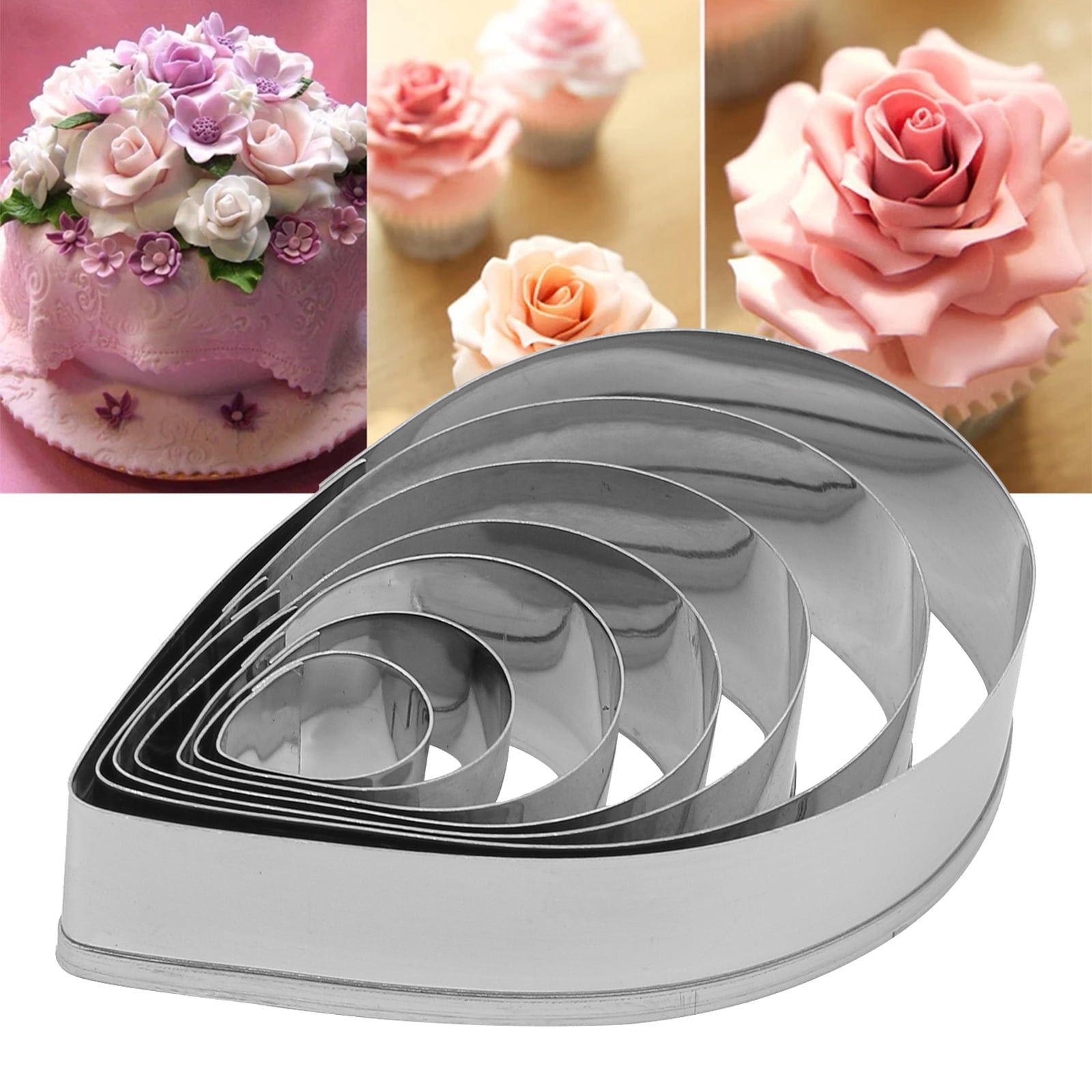 Orchard Product ROSE CALYX Icing Sugarcraft Gum Paste Cutter for Cake Decorating 