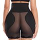 thumbnail image 4 of ICHUANYI Clearance Women's Padded Hip Enhancer Sport Shorts Mesh Seamless Underwear Stretch High Waist Body Shaper(Black, XL) ICHUANYI WER2023080902844, 4 of 9