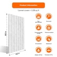 thumbnail image 5 of Izodekor 3D Brick Effect Wall Panels - Cladding, Stone Look, Styrofoam Facing for Living Room, 19x39 in, 3 Panels, White Snow SL-1900, 5 of 11