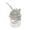Ribbed Style, variant on Ribbed Glass Cups Butterfly Decoration 13 Oz Drinking Glassware with Lids and Straws Creative Iced Coffee Glasses, Striped Drink Cups for Iced Coffee, Juice