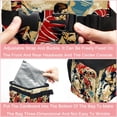 thumbnail image 4 of Football Foldable Car Garbage Can with Lid, Leak-Proof, and Hanging Storage Bag - Trash Can for Car, Car Trash Bin, Mini Trash Can, 4 of 6