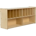 thumbnail image 3 of RRI Goods Diaper Storage Organizer, Solid Birch Plywood Wall Mount Baby Diaper Caddy, 3 of 8
