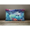 thumbnail image 3 of Carolines Treasures DAC2782PW1216 16 x 12 in. Unisex Dolphin Throw Pillow, 3 of 4