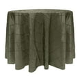 thumbnail image 1 of Ultimate Textile (5 Pack) Embroidered Pintuck Taffeta 114-Inch Round Tablecloth Aspen Mist, 1 of 3