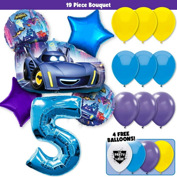 Batwheels Batman Deluxe Balloon Bouquet Kit