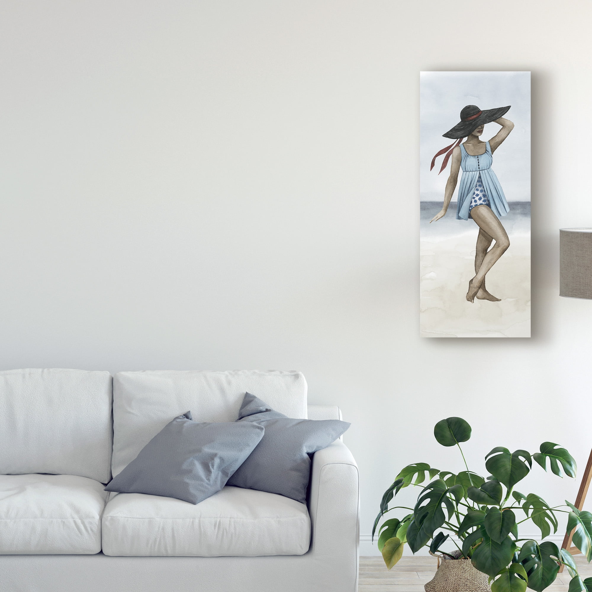 Trademark Fine Art 'Beach Beauty IV' Canvas Art by Grace Popp