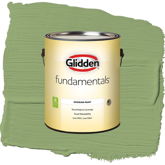 Glidden Fundamentals Luscious Lime / Green, Eggshell Interior Paint, 1 Gallon