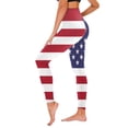 thumbnail image 1 of WILLBEST Leggings Estampados Del 4 de Julio Para Mujer, Para Yoga, Correr, Fitness, Cintura Alta, Para Gimnasio, Ropa Deportiva, Elásticos y Cómodos. Chica, 1 of 4