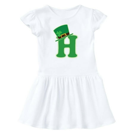 

Inktastic St Patricks Day Irish Letter H Monogram Gift Baby Girl Dress