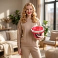 thumbnail image 3 of The Amazing Digital Circus Themed Popcorn Bucket, Tuxedo Design Snack Storage Container, Reusable Party Tub For Movie Nights And Collectible Fans, 3 of 5