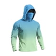 thumbnail image 2 of Fishing Shirt with Hood Cooling Hoodies Hooded Shirt Uv Casual Summer UPF 50+ Uv Rash Guard, 2 of 5