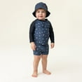 thumbnail image 3 of Nano Two-Piece Rashguard Boys Swimsuit (UBF 50+) - Blue Pelicans (6 Months), 3 of 3