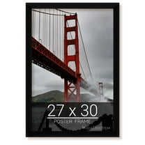 27x30 Black Picture Frame for Puzzles Posters Photos or Artwork