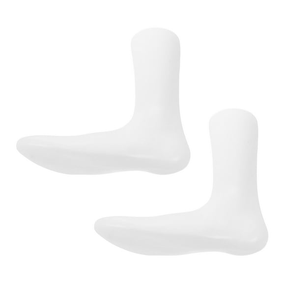 2pcs Sock Foot Mannequin Display Plastic Foot Model Stand for Shoes Faux Feet for Adult Female Sock Display Holder