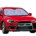 thumbnail image 2 of Kdxio Orchids Flowers Print Front Windshield Sun Shade,Folding Auto Sunshade for Car Truck SUV-Small, 2 of 7