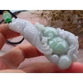 thumbnail image 4 of Certified Green Burma 100% Natural A Jade jadeite Pendant Phoenix Parrot Coin Ruyi Necklace 664248 TN, 4 of 10