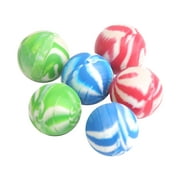 6 Marble Rubber Bouncy Balls, Multi Colors, Way to Celebrate! Party Favors, Everyday, 6 Pieces