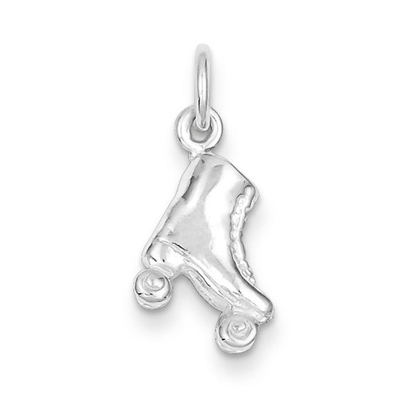 Sterling Silver Roller Skate Charm QC768