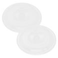 thumbnail image 1 of 2pcs Plastic Trash Can Lids Round Trash Can Replacement Cover Heavy-Duty Garbage Can Lid For Outdoor Trash Can Rounded Smooth Plastic Lid, 1 of 8