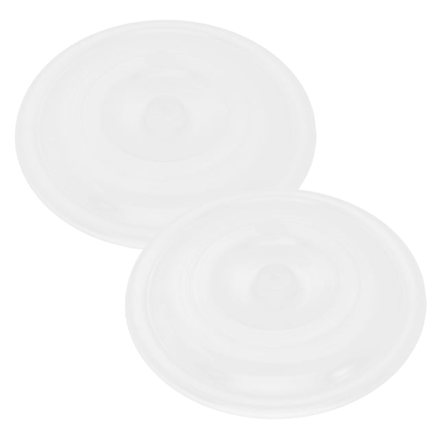 2pcs Plastic Trash Can Lids Round Trash Can Replacement Cover Heavy-Duty Garbage Can Lid For Outdoor Trash Can Rounded Smooth Plastic Lid