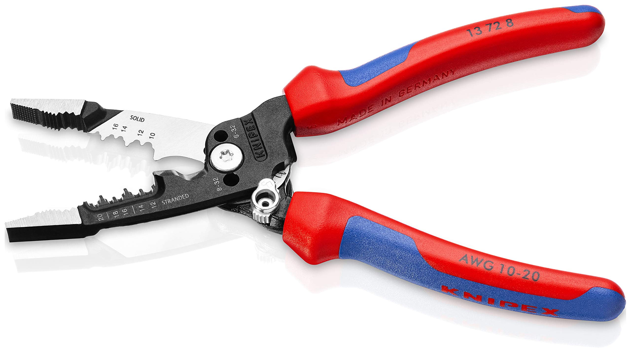 KNIPEX Tools 13 72 8 Forged Wire Stripper, 8-Inch CA2