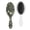 White-631, variant on Autumn Leaves Hair Brush, Vintage Floral Detangling Paddle Brush with Wildflower and Butterfly Illustration, Soft Bristle Comfortable Grip Brush