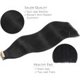 thumbnail image 4 of GFDYREE Extensions de Cheveux à Ruban WENNALIFE pour Femmes, 20 Pcs 50g 24 Pouces Ruban Noir Jais dans Extensions de Cheveux Cheveux Humains Rallonge Cheveux Humains Lisses Extensions de Cheveux Invisibles Vrais Cheveux Humains, 4 of 5