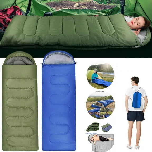 Camping Sleeping Bag - Lightweight Backpacking Sleeping Bag for Adults Boys and Girls, Waterproof Camping Gear Equipment, Traveling, and Outdoors