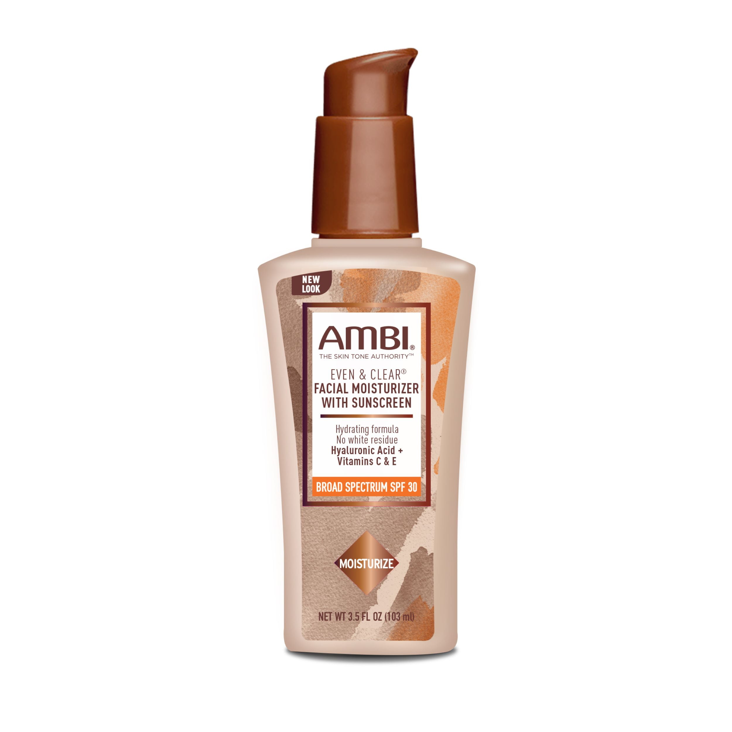 AMBI Even & Clear Daily Facial Moisturizer with SPF 30, 3.5 oz