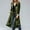 Green, variant on BLTIBY Women's Long Cardigan Fall Long Trench Coat Velvet Back Slit Open Front Loose Casual Elegant Jacket with Pockets Purple L