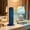 Blue, variant on Tower Fan for Bedroom,20dB Quiet Desk Fan with 23ft/s,Portable & Easy to Carry,3 Speed Mini Oscillating Fan,DC Motor,Bladeless, Remoter for Home,Room,Office