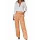 thumbnail image 2 of Conjunto de Dos Piezas para Mujer, con Estampado Geométrico, Pantalones de Cintura Alta y Camisa Sencilla. Color Naranja XXXL, 2 of 7