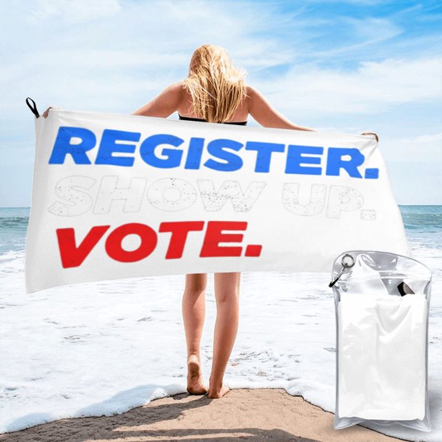 Registrarse Mostrar Votar Toalla de playa Toallas de baño de microfibra Manta de playa suave Para desfile Natación Yoga Mujeres Hombres